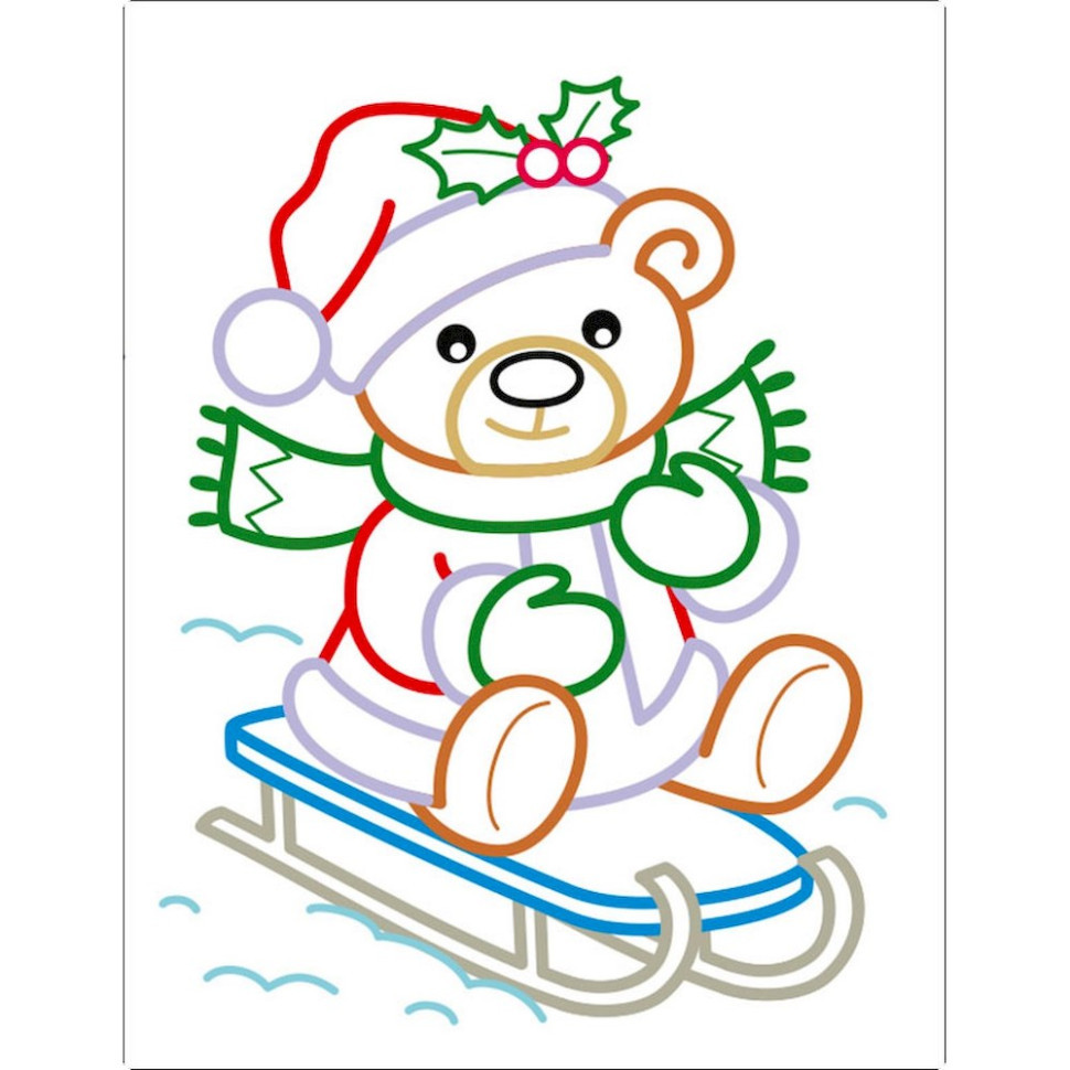 Дитяча книжка-розмальовка "Солодкі свята" 18713 з кольоровим контуром Вінниця - фото 4