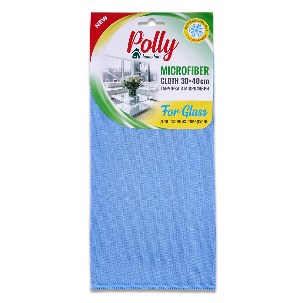Ганчірка з мікрофібри Polly для скла 30*40см Львів - фото 1