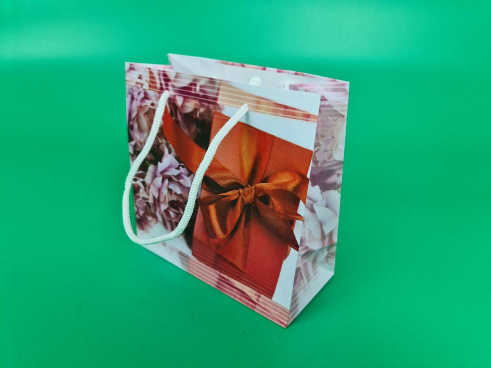 Пакет подарочный под чашку  16/16/8 (артЧ-212) (12 шт) Харьков - изображение 1