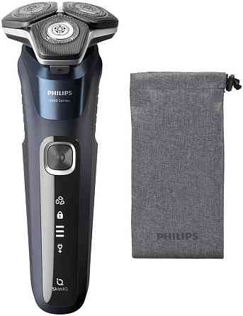 Електробритва Philips S5885/10 чорний із синім Харків