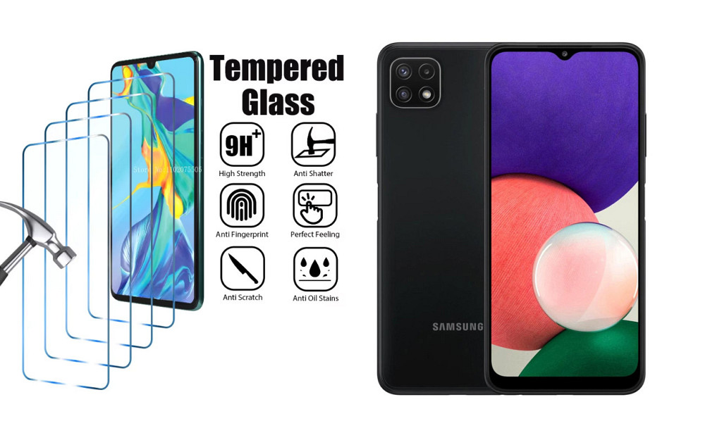 Захисне скло ArmorGlass для Samsung Galaxy A22 5G SM-A226 – стійке до подряпин та ударів Київ - фото 1