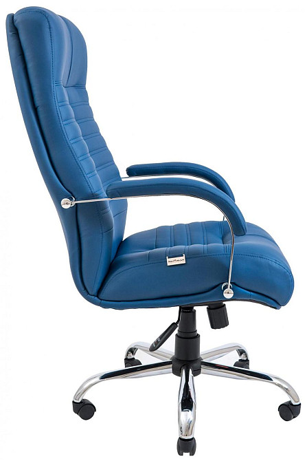 Офисное Кресло Руководителя Richman Orion Fly 2227 Хром М3 MultiBlock Синий Днепр - изображение 9