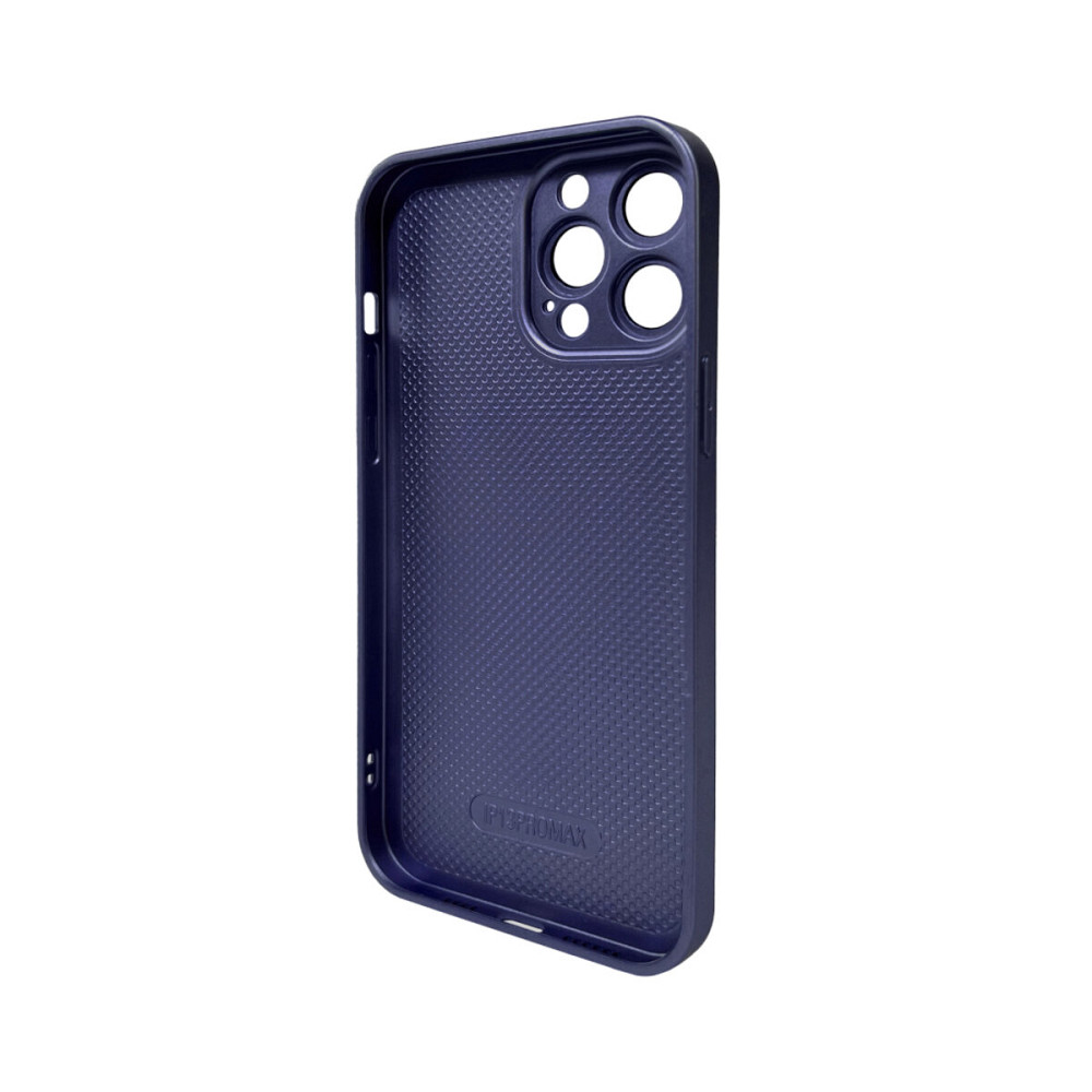 Чохол для смартфона AG Glass Matt Frame Color Logo for Apple iPhone 13 Pro Max Navy Blue Киев - изображение 2
