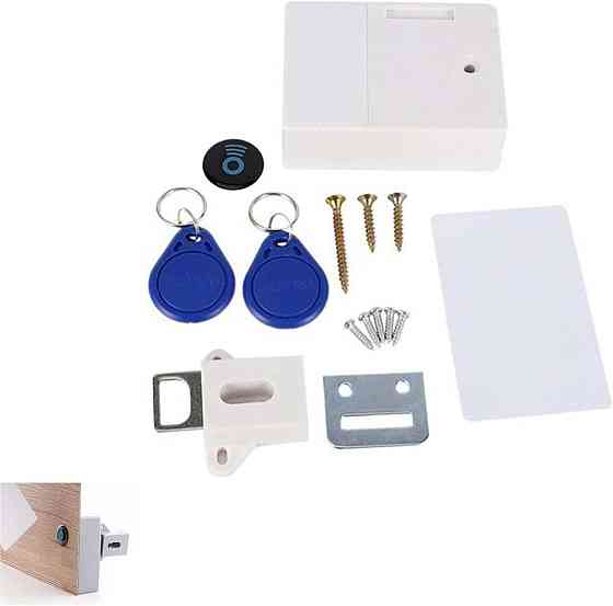 Электронный RFID замок для шкафчиков с 3 ключами Киев