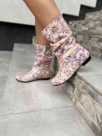 Nivelle Напівчоботи жіночі NIVELLE 4035 примула пудра (весна-осінь, шкіра натуральна) (4002) ли Коломыя