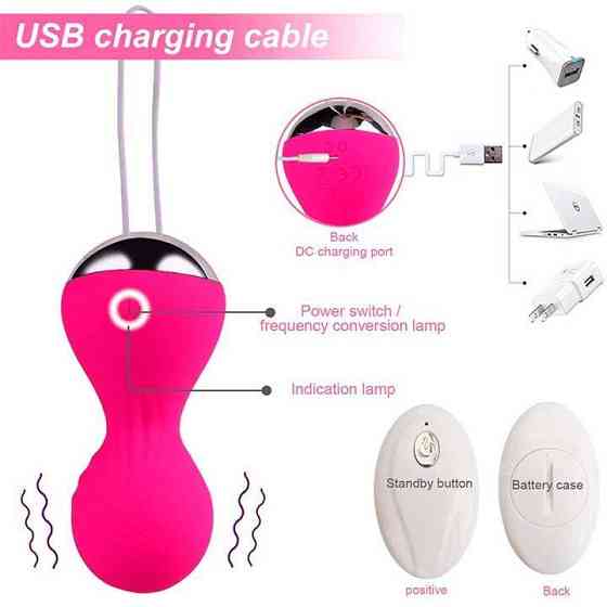 Набор вагинальных шариков с вибрацией 