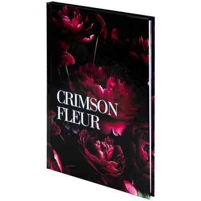 Книга записная Axent Crimson fleur А5, 96 листов, клетка, твердая обложка (8459-4-A) Винница