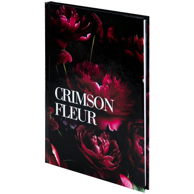 Книга записная Axent Crimson fleur А5, 96 листов, клетка, твердая обложка (8459-4-A) Винница - изображение 2