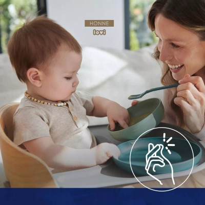 Тарілка дитяча Lovi Pistachio М'ятні 2 шт (21/530_gre) Вінниця - фото 7