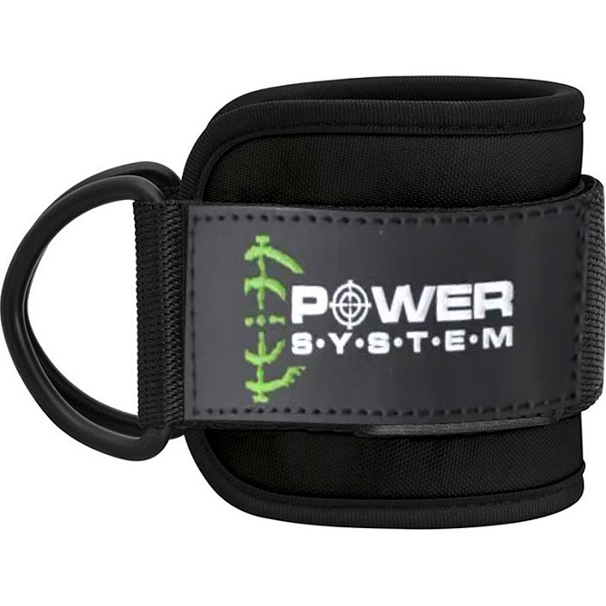 Манжети на щиколотку Power System PS-3460 Ankle Strap Gym Guy Black Каменское - изображение 2