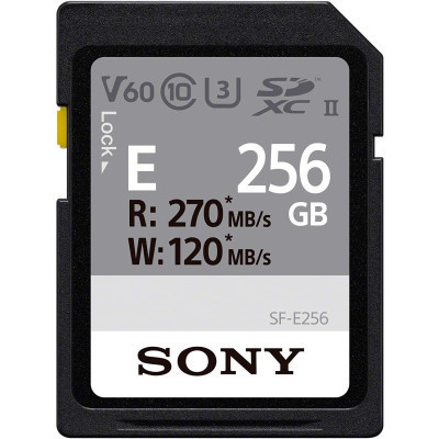 Карта памяти Sony 256GB SDXC class 10 UHS-II U3 V60 (SFE256.ET4) Винница - изображение 1