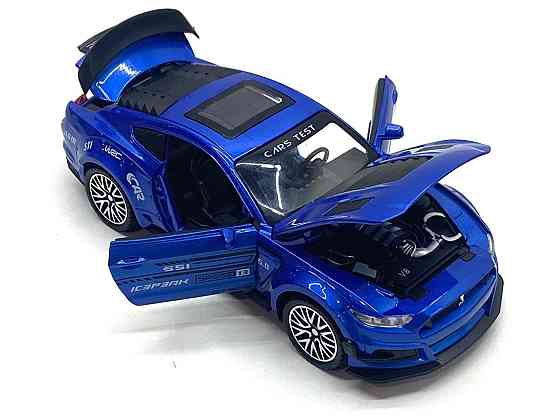 Машинка металева TK Union Group Ford Mustang Shelby 1:32 світло звук Синя (GT-1712) Чернігів