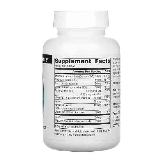 Vitamin B-50 Complex 50mg - 100 tabs Луцьк