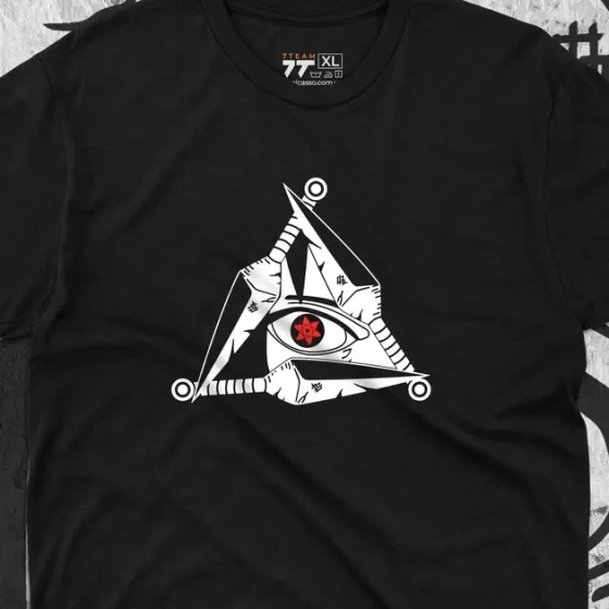 Футболка мужская с принтом Наруто Кунаї Саске Размер 48 Anime0295 Днепр