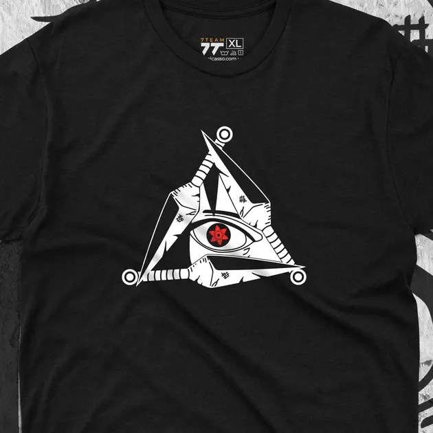 Футболка мужская с принтом Наруто Кунаї Саске Размер 48 Anime0295 Днепр - изображение 5