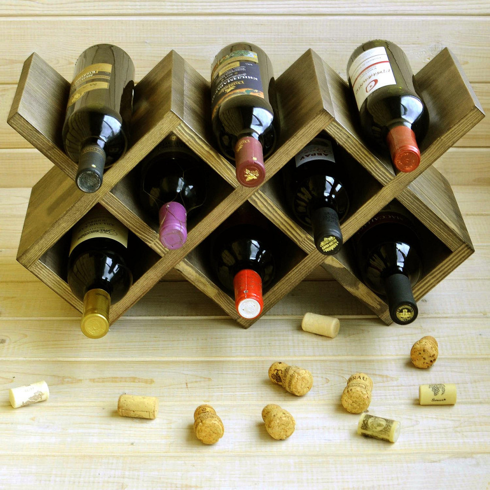 Настольная винная полка 