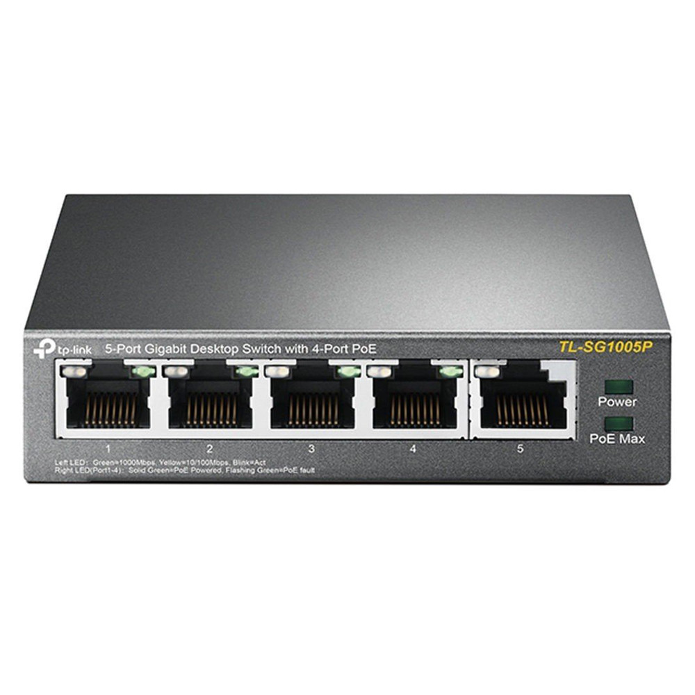 PoE-комутатор TP-Link TL-SG1005P 5-портовий з 4 PoE+ портами некерований Киев - изображение 1
