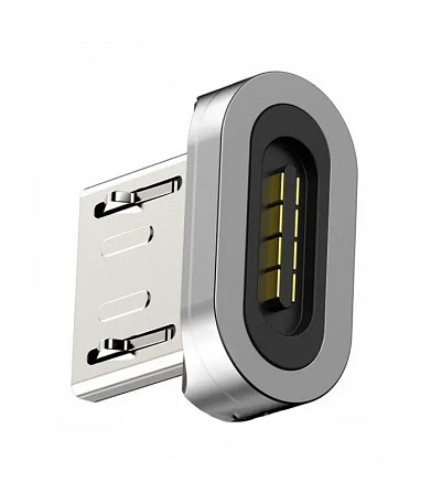 Наконечник Baseus Micro-USB CAMXC-E для магнітного кабелю (Сріблястий) Николаев - изображение 4