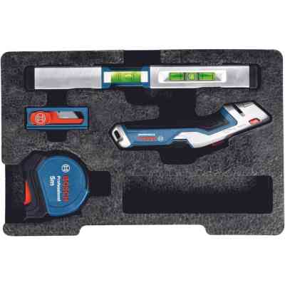 Набор инструментов Bosch 19 шт, рулетка 5м, уровень 25см (0.615.990.N2R) Винница