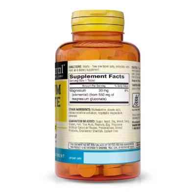 Минералы Mason Natural Глюконат магния 550 мг, Magnesium Gluconate, 100 таблеток (MAV06171) Винница