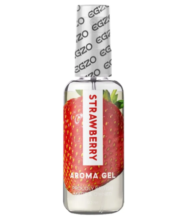 Оральный лубрикант AROMA GEL клубника 50 мл Sex Aura Киев