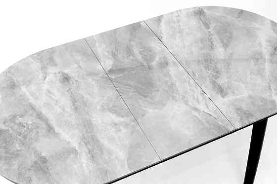 Стіл Тітан 110/140*75, чорний/керам бетон Киев