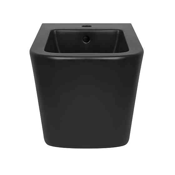 Биде подвесное Qtap Tern New 515x350x320 мм Matt Black QT17551303GMB Киев