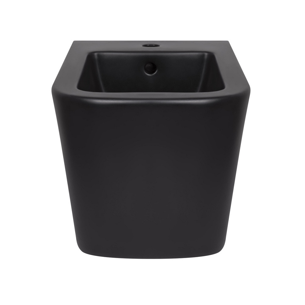 Биде подвесное Qtap Tern New 515x350x320 мм Matt Black QT17551303GMB Киев - изображение 3