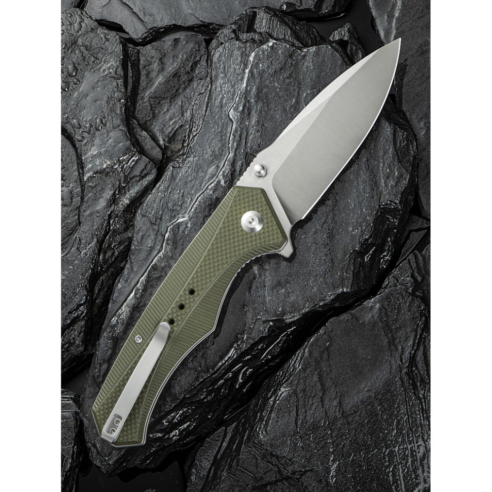 Ніж складаний туристичний Civivi Photonix, (9.4 см) 14C28N / G10 темно-зелений Київ - фото 11