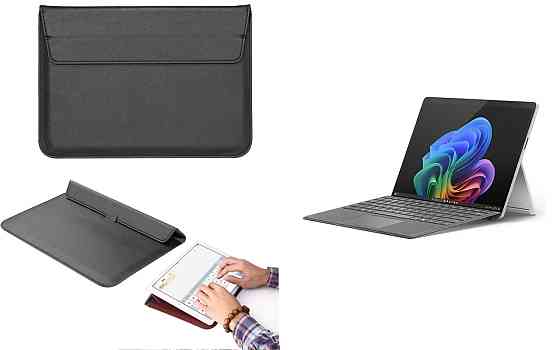 Чохол-конверт VitoCase для Microsoft Surface 11 pro Copilot+, з функцією підставки для планшета Чорний Київ