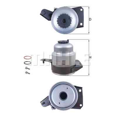 Фільтр паливний Mahle KL829D Вінниця