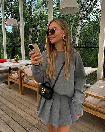 Женский стильный костюм итальянский трикотаж Одесса