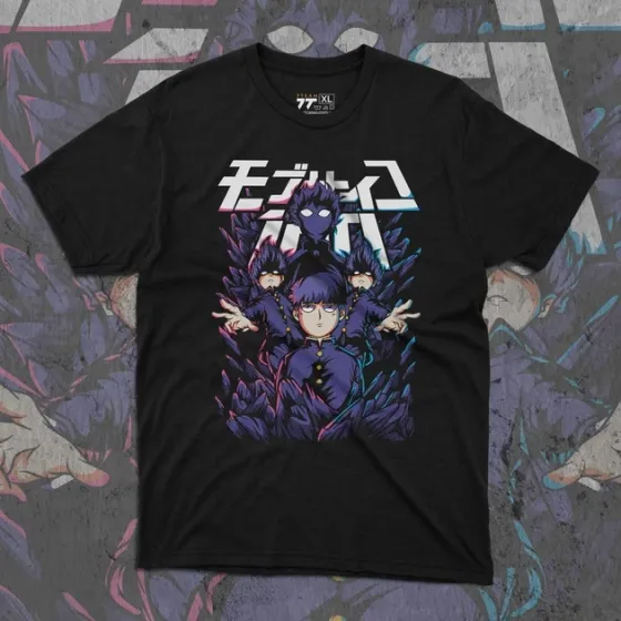 Футболка для подростка мальчика с принтом Mob P140ycho #2 Размер 160 Anime10892 Днепр