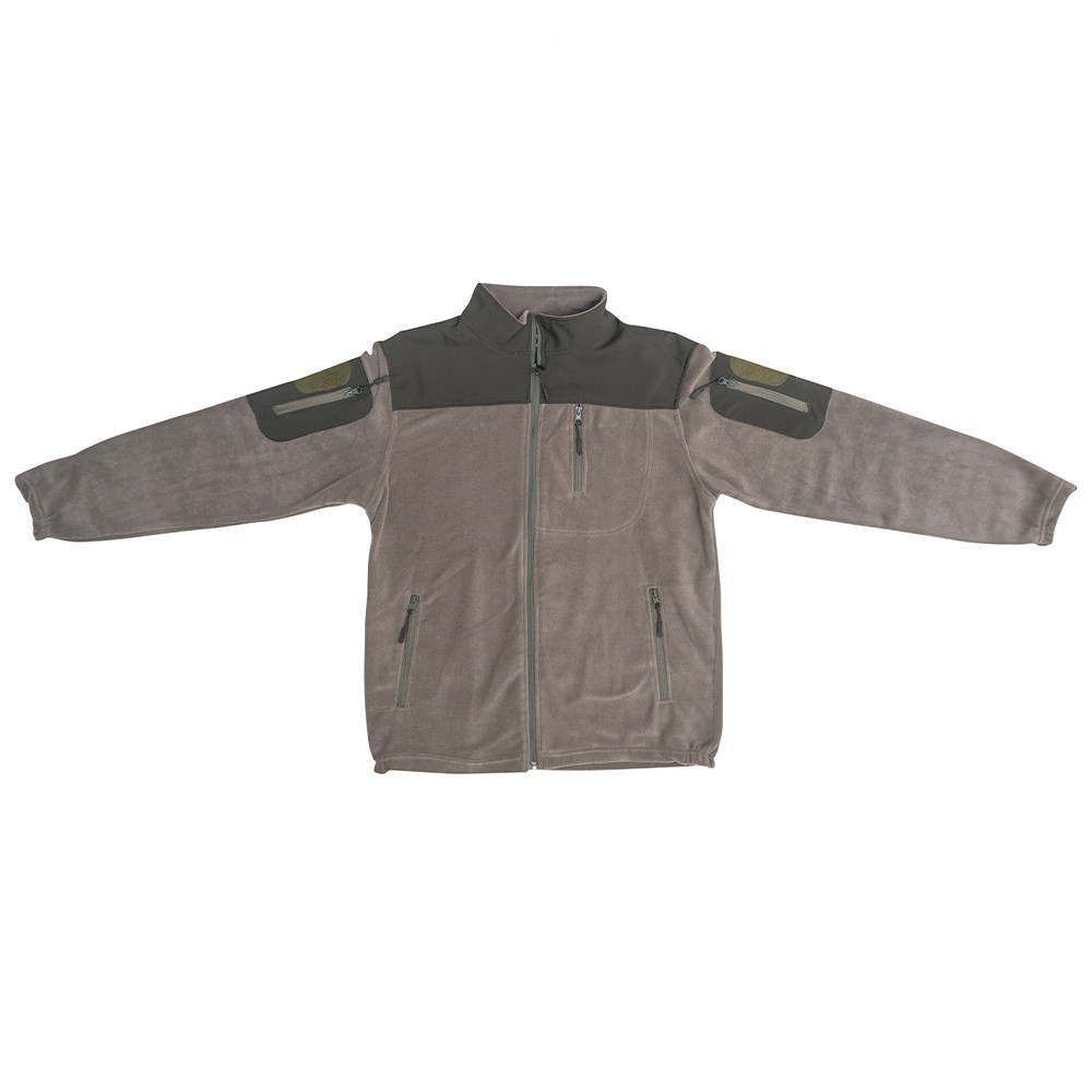 Теплая флисовая армейская кофта, тактическая кофта для военных и армии зсу цвета хаки размер 2XL Каменец-Подольский - изображение 3