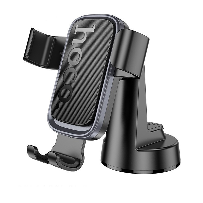 Автотримач для телефона HOCO H81 Vista Gravity Car holder (center console) Black Metal Gray Одеса - фото 4