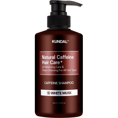 Шампунь Kundal Natural Caffeine & Intensive Scalp Care Shampoo White Musk 500 мл (8809568745765) Винница - изображение 1