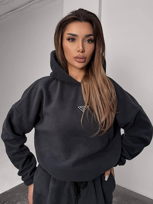 Женский теплый костюм, из флис полара S-M, Графит Одесса - изображение 6