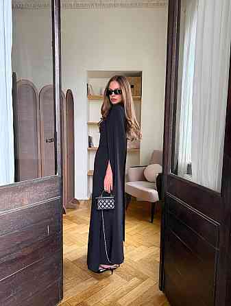 Жіночий елегантний романтичний комплект плаття + накидка костюмка Чорний, 44/46 Одеса