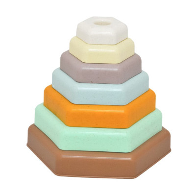Розвиваюча іграшка Tigres ECO Пірамідка, ELFIKI (39919) Вінниця - фото 2