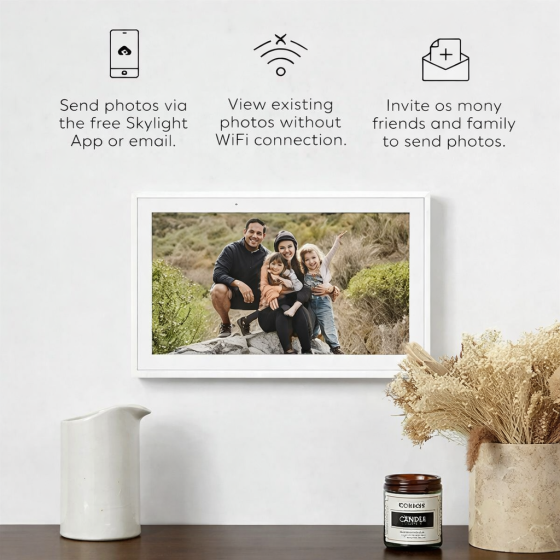 Цифровая фоторамка Skylight: 15-дюймовый Wi-Fi с возможностью загрузки с телефона, сенсорный экран цифровой фоторамки Киев