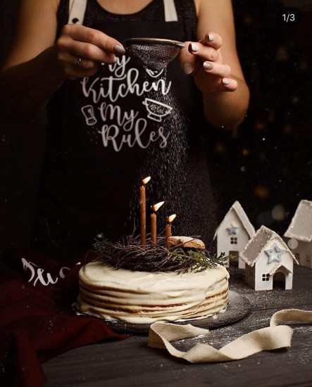 Фартух My Kitchen My Rules (Чорний) Вінниця - фото 6