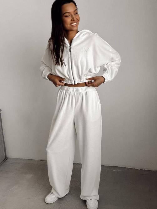 Женский прогулочный костюм двойка: кофта и штаны турецкий велюр Одесса - изображение 1