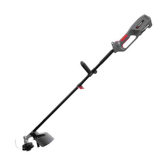 Тример електричний, 1,2 кВт, 7000 об/хв, ширина зрізання 255/380 мм, плавний пуск, котушка + 3-лопатевий ніж INTERTOOL DT-2247 Киев