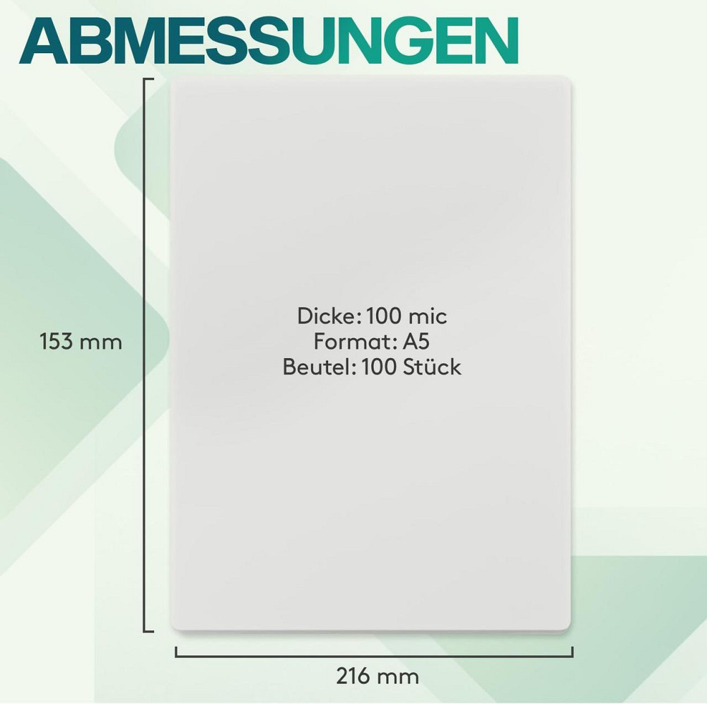 Пакеты для ламинирования A5 ACROPAQ 100 шт 200 мкм (2x100) глянцевые закруглённые углы Киев - изображение 7