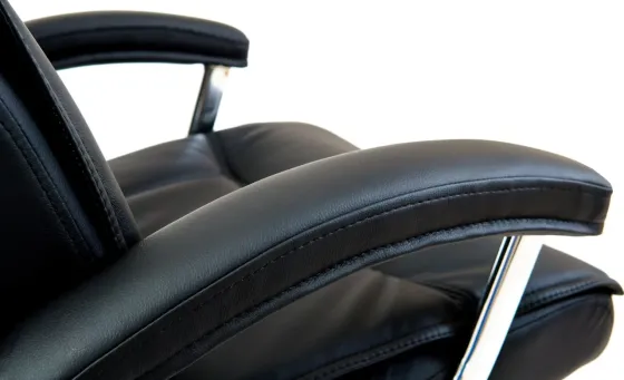 Офісне Крісло Керівника Richman Burgas Fly 2230 Хром М3 MultiBlock Чорний Київ