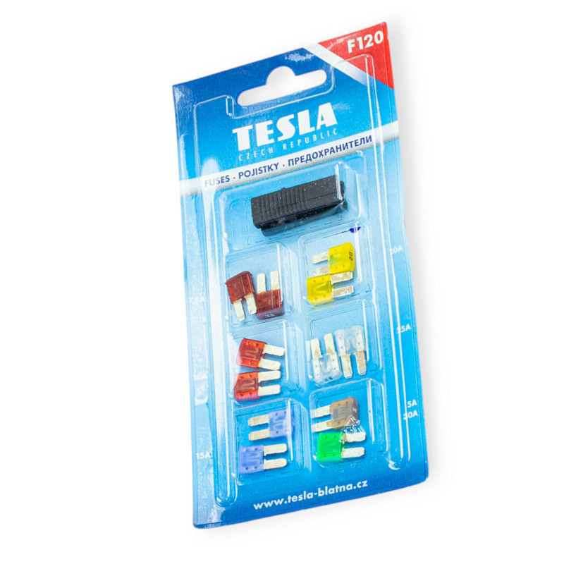Запобіжники Євро micro2 набір (12шт+пінцет) TESLA Мукачево - фото 1