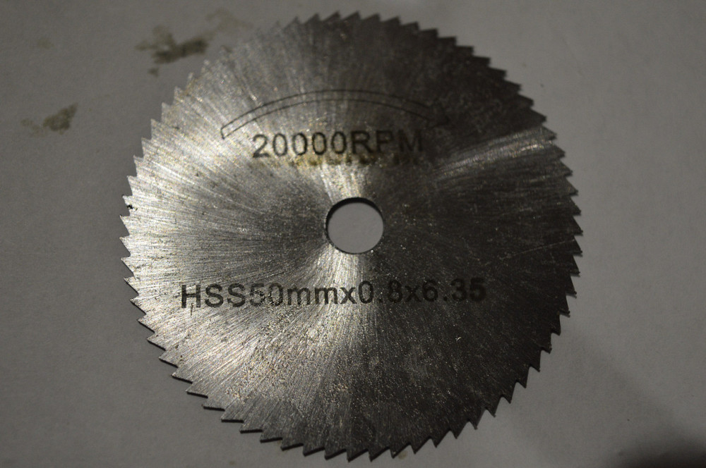 Круг отрезной (по дереву) для дремеля Ø50x0,8х6,35 Полтава - фото 1