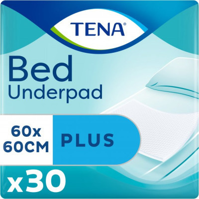 Пеленки для младенцев Tena Bed Plus 60x60 см 30 шт (7322540800746) Винница - изображение 1