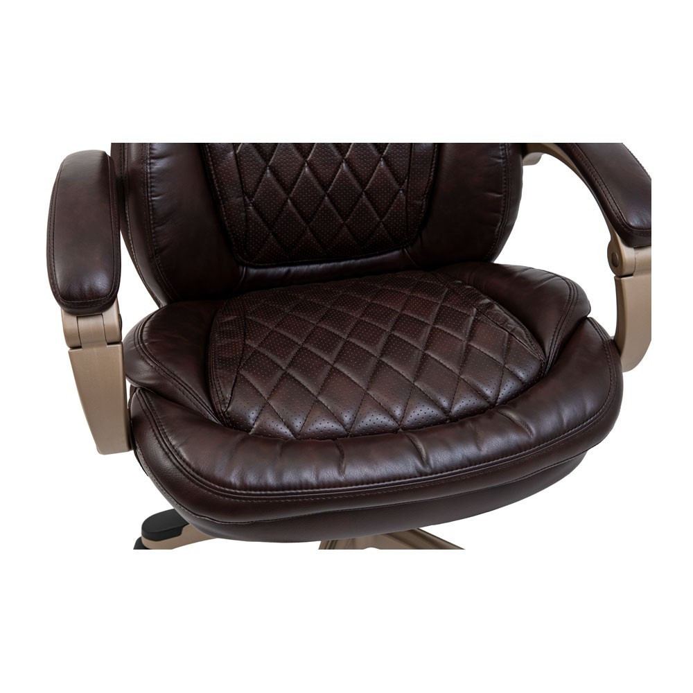 Офисное Кресло Руководителя Premio Relax SynchroMechanism Кожа-сплит Коричневый Киев - изображение 10