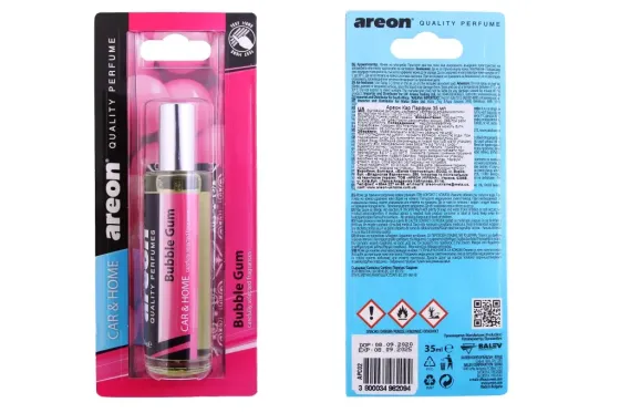 Освіжувач повітря сприйм Areon 35мл + аркуш Bubble Gum Вінниця